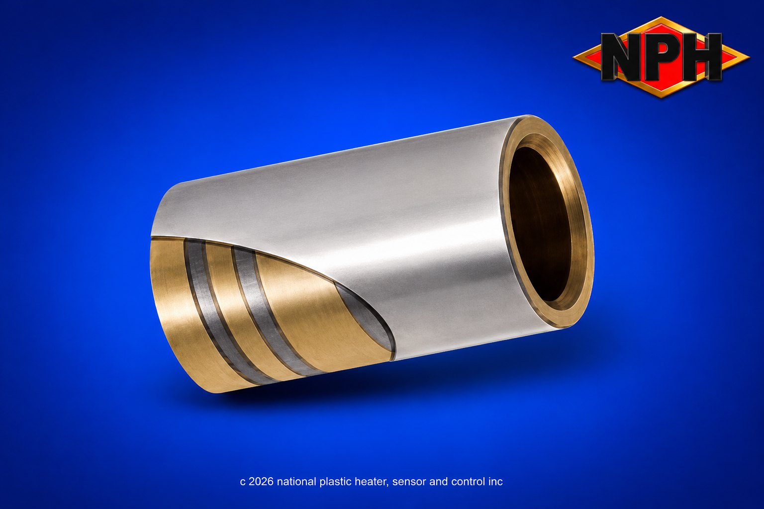 Pressed in Brass Coil Heaters